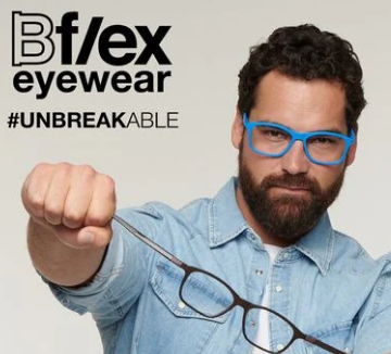 Durable flexible eyeglass frames