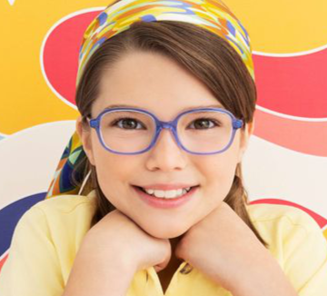 Colorful eyeglass frames for children